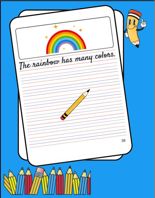 Fun & Learn: Cursive Writing Workbook for Kids - Image 3