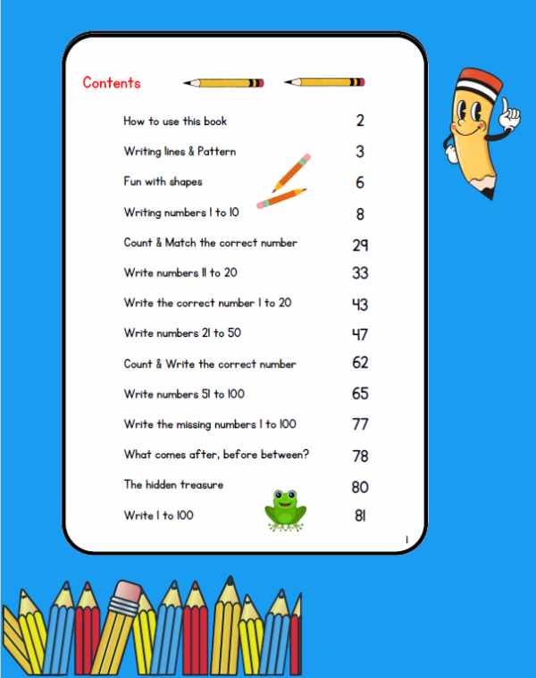 Counting & Writing 1 to 100: A Fun Learning Workbook for Kids (Ages 3-6) - Image 2