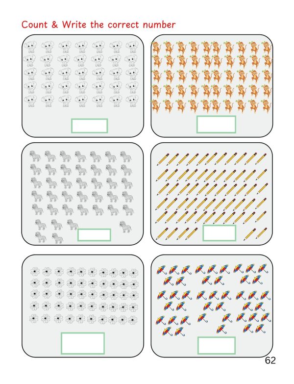 Counting & Writing 1 to 100: A Fun Learning Workbook for Kids (Ages 3-6) - Image 3